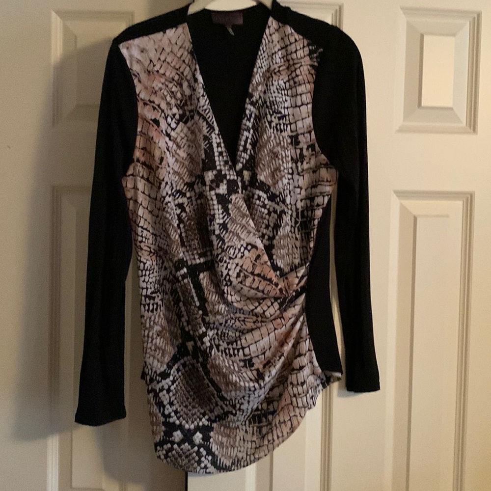 Hale Bob Python Print Top. Size L - image 1